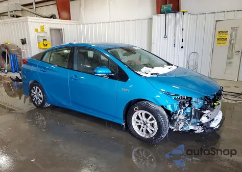 2021 Toyota Prius Prime Le из США, поврежденный, VIN JTDKAMFP3M3189653